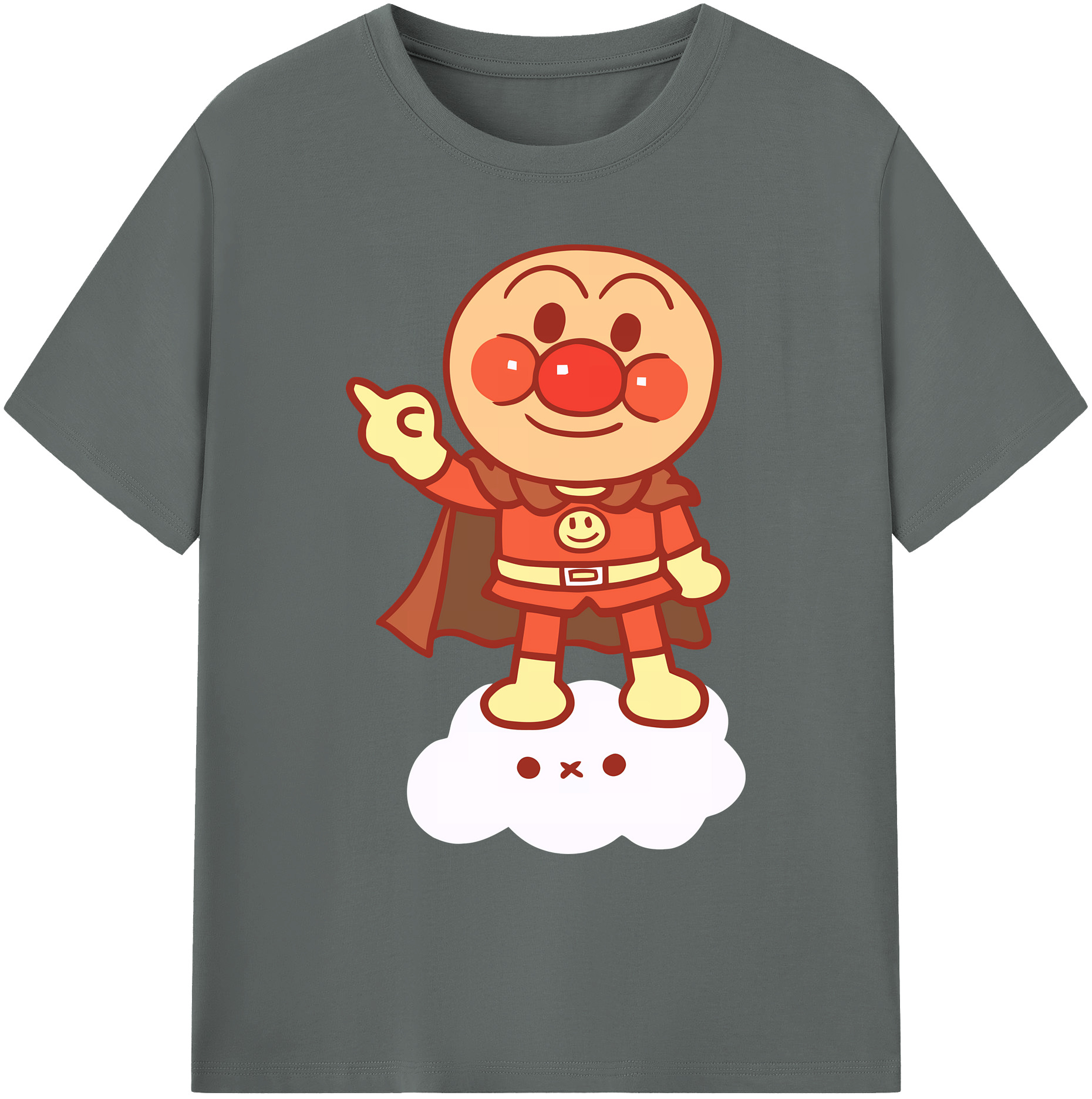 （画像用） アンパンマン Anpanman 綿100％ メンズ半袖Tシャツ｜肌触りやわらか＆通気性